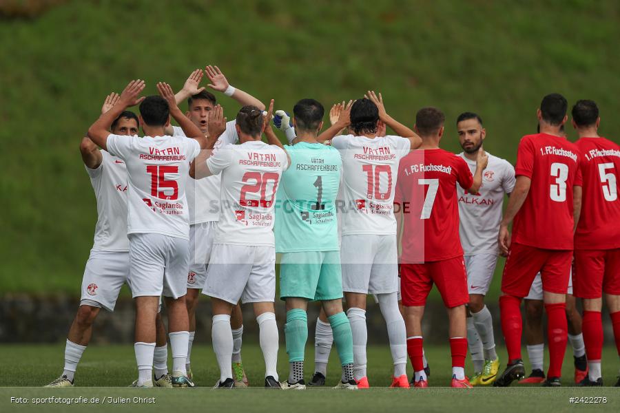 Kohlenberg-Arena, Fuchsstadt, 27.07.2024, sport, action, Fussball, BFV, Landesliga Nordwest, 3. Spieltag, SV Vatan Spor Aschaffenburg, 1. FC Fuchsstadt - Bild-ID: 2422278