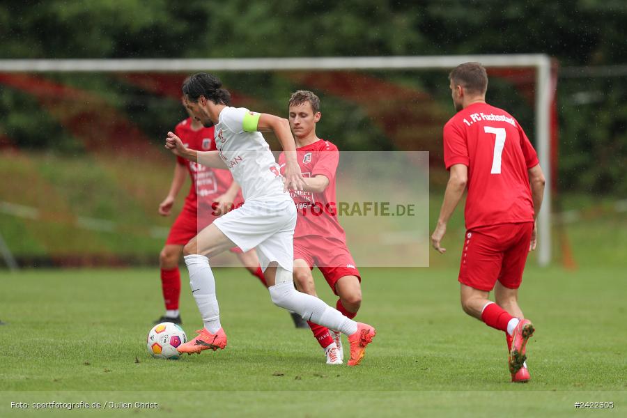Kohlenberg-Arena, Fuchsstadt, 27.07.2024, sport, action, Fussball, BFV, Landesliga Nordwest, 3. Spieltag, SV Vatan Spor Aschaffenburg, 1. FC Fuchsstadt - Bild-ID: 2422305