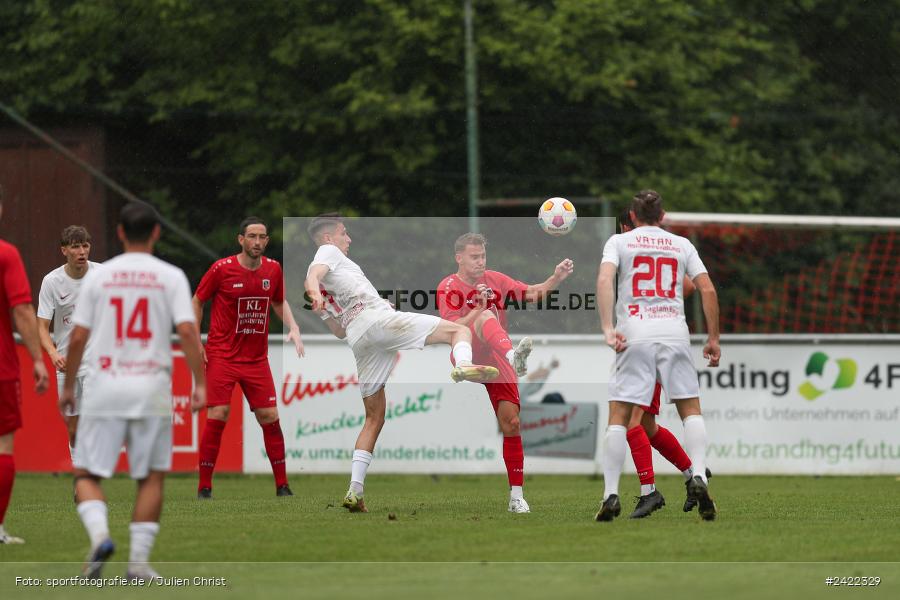 Kohlenberg-Arena, Fuchsstadt, 27.07.2024, sport, action, Fussball, BFV, Landesliga Nordwest, 3. Spieltag, SV Vatan Spor Aschaffenburg, 1. FC Fuchsstadt - Bild-ID: 2422329