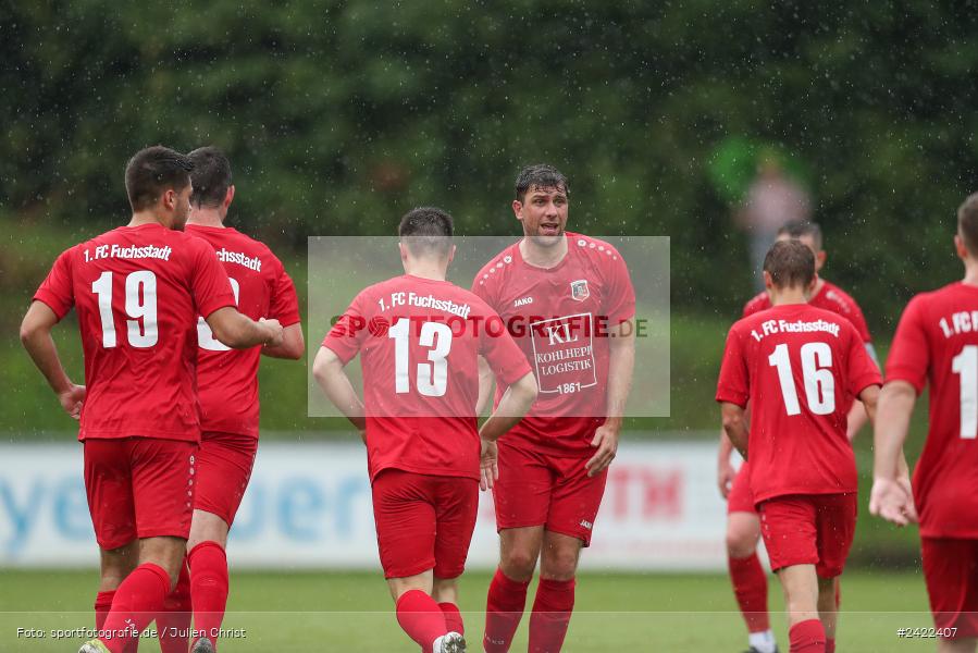 Kohlenberg-Arena, Fuchsstadt, 27.07.2024, sport, action, Fussball, BFV, Landesliga Nordwest, 3. Spieltag, SV Vatan Spor Aschaffenburg, 1. FC Fuchsstadt - Bild-ID: 2422407 Kohlenberg-Arena, Fuchsstadt, 27.07.2024, sport, action, Fussball, BFV, Landesliga Nordwest, 3. Spieltag, SV Vatan Spor Aschaffenburg, 1. FC Fuchsstadt - Bild-ID: 2422407
