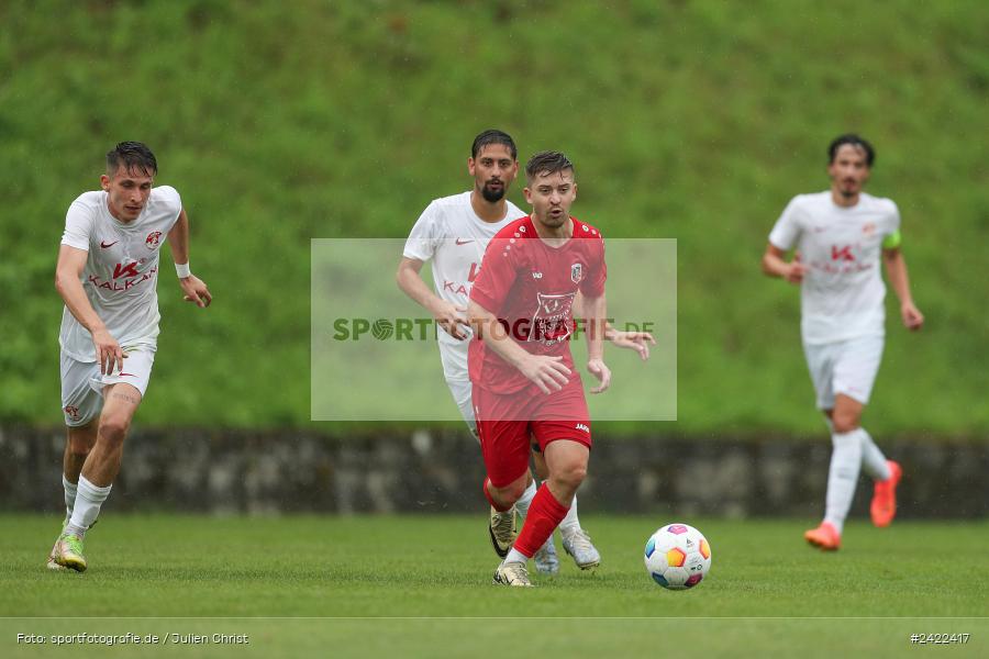 Kohlenberg-Arena, Fuchsstadt, 27.07.2024, sport, action, Fussball, BFV, Landesliga Nordwest, 3. Spieltag, SV Vatan Spor Aschaffenburg, 1. FC Fuchsstadt - Bild-ID: 2422417 Kohlenberg-Arena, Fuchsstadt, 27.07.2024, sport, action, Fussball, BFV, Landesliga Nordwest, 3. Spieltag, SV Vatan Spor Aschaffenburg, 1. FC Fuchsstadt - Bild-ID: 2422417