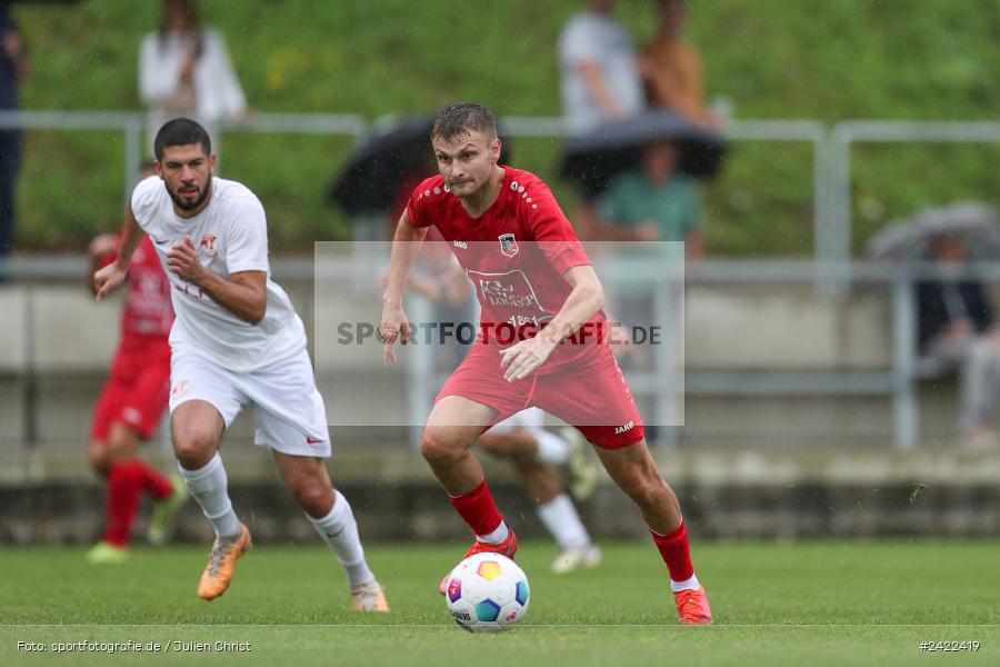 Kohlenberg-Arena, Fuchsstadt, 27.07.2024, sport, action, Fussball, BFV, Landesliga Nordwest, 3. Spieltag, SV Vatan Spor Aschaffenburg, 1. FC Fuchsstadt - Bild-ID: 2422419 Kohlenberg-Arena, Fuchsstadt, 27.07.2024, sport, action, Fussball, BFV, Landesliga Nordwest, 3. Spieltag, SV Vatan Spor Aschaffenburg, 1. FC Fuchsstadt - Bild-ID: 2422419