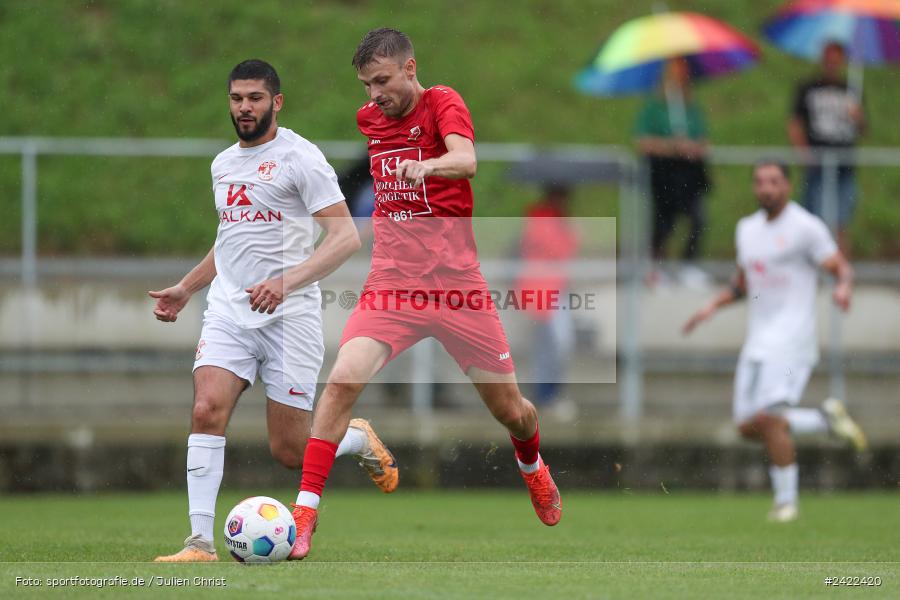 Kohlenberg-Arena, Fuchsstadt, 27.07.2024, sport, action, Fussball, BFV, Landesliga Nordwest, 3. Spieltag, SV Vatan Spor Aschaffenburg, 1. FC Fuchsstadt - Bild-ID: 2422420 Kohlenberg-Arena, Fuchsstadt, 27.07.2024, sport, action, Fussball, BFV, Landesliga Nordwest, 3. Spieltag, SV Vatan Spor Aschaffenburg, 1. FC Fuchsstadt - Bild-ID: 2422420