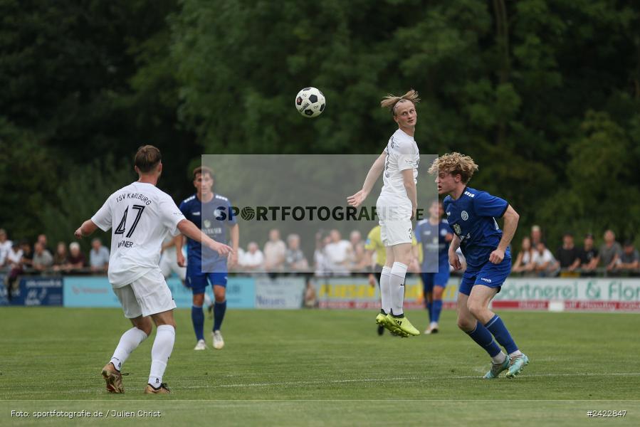 Fundamentum Sportpark, Karlburg, 31.07.2024, sport, action, Fussball, BFV, 3. Spieltag, Bayernliga Nord, WFV, TSV, Würzburger FV 04, TSV Karlburg - Bild-ID: 2422847