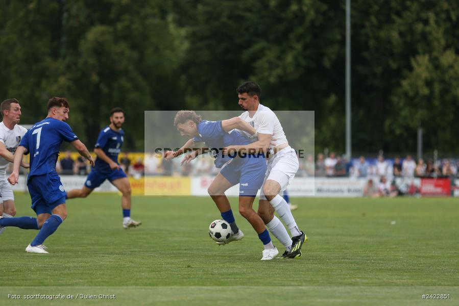Fundamentum Sportpark, Karlburg, 31.07.2024, sport, action, Fussball, BFV, 3. Spieltag, Bayernliga Nord, WFV, TSV, Würzburger FV 04, TSV Karlburg - Bild-ID: 2422851