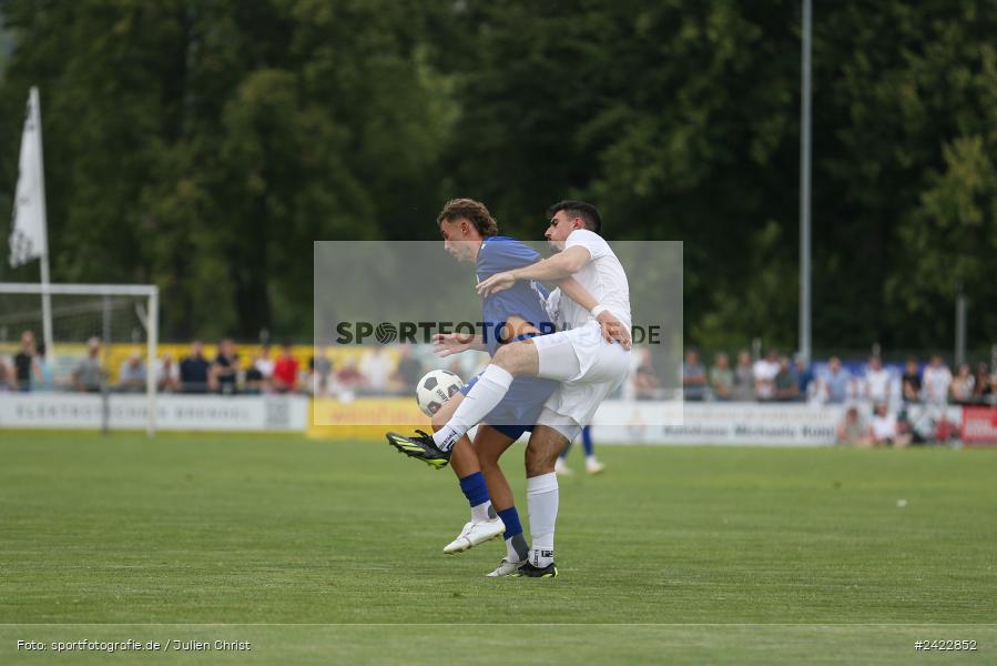 Fundamentum Sportpark, Karlburg, 31.07.2024, sport, action, Fussball, BFV, 3. Spieltag, Bayernliga Nord, WFV, TSV, Würzburger FV 04, TSV Karlburg - Bild-ID: 2422852
