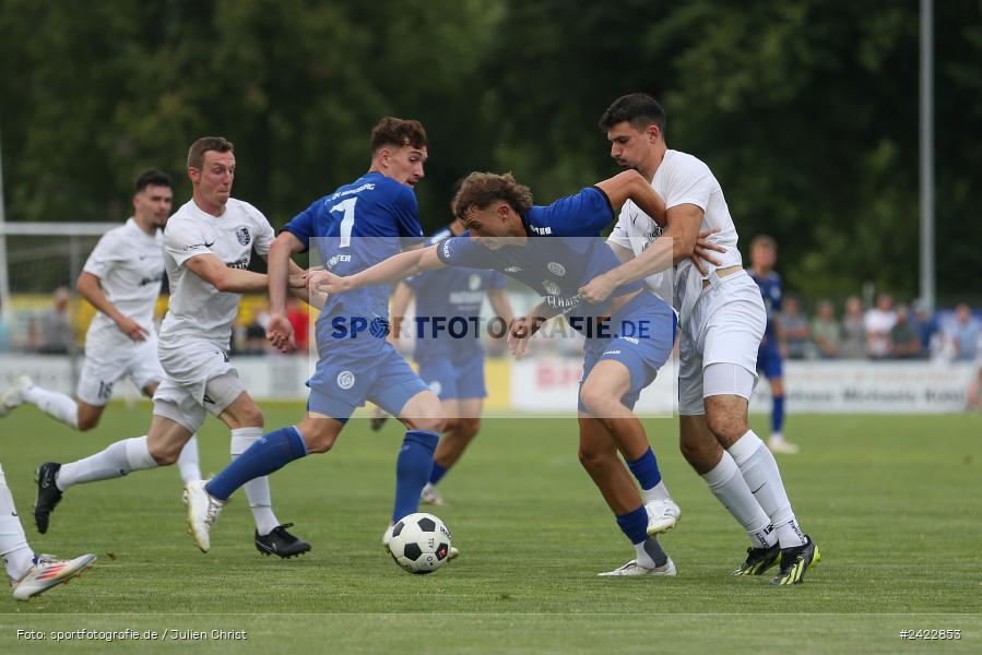 Fundamentum Sportpark, Karlburg, 31.07.2024, sport, action, Fussball, BFV, 3. Spieltag, Bayernliga Nord, WFV, TSV, Würzburger FV 04, TSV Karlburg - Bild-ID: 2422853