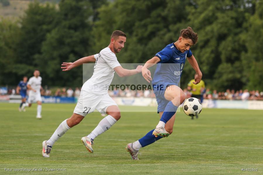 Fundamentum Sportpark, Karlburg, 31.07.2024, sport, action, Fussball, BFV, 3. Spieltag, Bayernliga Nord, WFV, TSV, Würzburger FV 04, TSV Karlburg - Bild-ID: 2422862