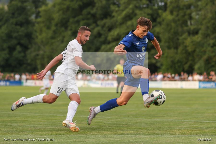Fundamentum Sportpark, Karlburg, 31.07.2024, sport, action, Fussball, BFV, 3. Spieltag, Bayernliga Nord, WFV, TSV, Würzburger FV 04, TSV Karlburg - Bild-ID: 2422863