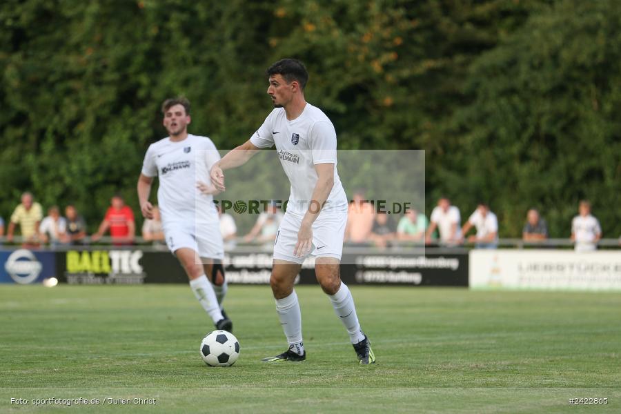 Fundamentum Sportpark, Karlburg, 31.07.2024, sport, action, Fussball, BFV, 3. Spieltag, Bayernliga Nord, WFV, TSV, Würzburger FV 04, TSV Karlburg - Bild-ID: 2422865 Fundamentum Sportpark, Karlburg, 31.07.2024, sport, action, Fussball, BFV, 3. Spieltag, Bayernliga Nord, WFV, TSV, Würzburger FV 04, TSV Karlburg - Bild-ID: 2422865