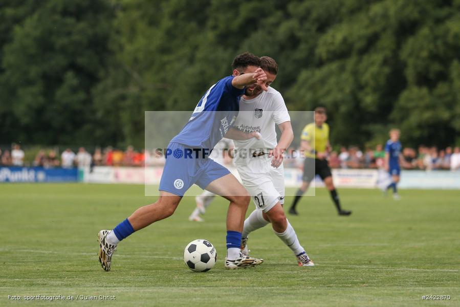 Fundamentum Sportpark, Karlburg, 31.07.2024, sport, action, Fussball, BFV, 3. Spieltag, Bayernliga Nord, WFV, TSV, Würzburger FV 04, TSV Karlburg - Bild-ID: 2422870