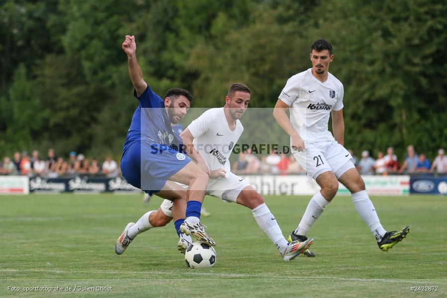 Fundamentum Sportpark, Karlburg, 31.07.2024, sport, action, Fussball, BFV, 3. Spieltag, Bayernliga Nord, WFV, TSV, Würzburger FV 04, TSV Karlburg - Bild-ID: 2422872