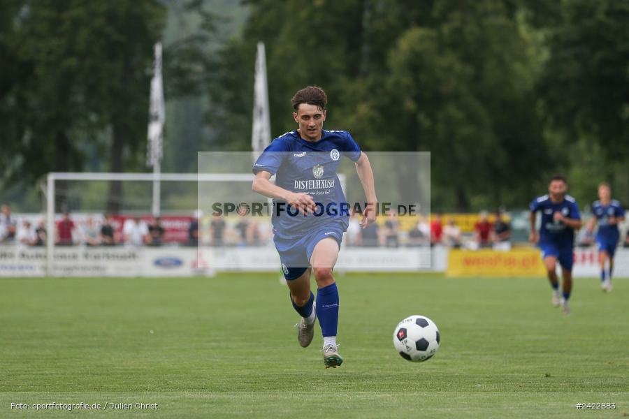 Fundamentum Sportpark, Karlburg, 31.07.2024, sport, action, Fussball, BFV, 3. Spieltag, Bayernliga Nord, WFV, TSV, Würzburger FV 04, TSV Karlburg - Bild-ID: 2422883