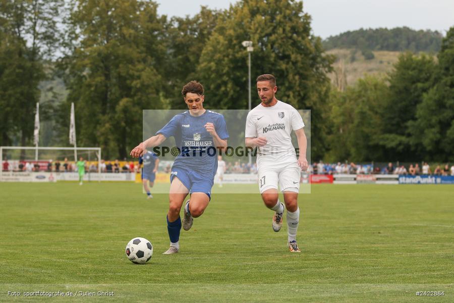Fundamentum Sportpark, Karlburg, 31.07.2024, sport, action, Fussball, BFV, 3. Spieltag, Bayernliga Nord, WFV, TSV, Würzburger FV 04, TSV Karlburg - Bild-ID: 2422884