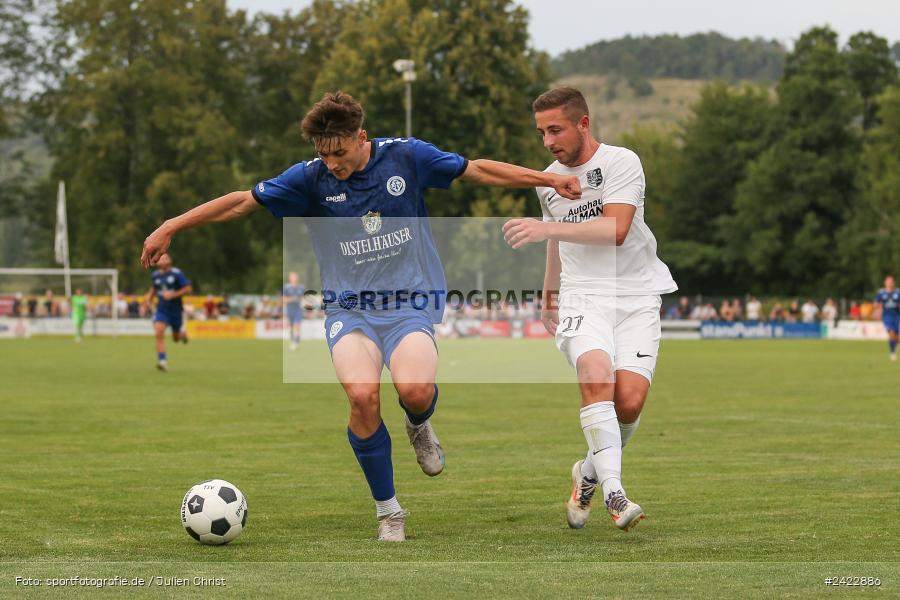 Fundamentum Sportpark, Karlburg, 31.07.2024, sport, action, Fussball, BFV, 3. Spieltag, Bayernliga Nord, WFV, TSV, Würzburger FV 04, TSV Karlburg - Bild-ID: 2422886