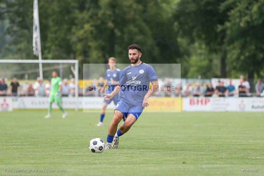 Fundamentum Sportpark, Karlburg, 31.07.2024, sport, action, Fussball, BFV, 3. Spieltag, Bayernliga Nord, WFV, TSV, Würzburger FV 04, TSV Karlburg - Bild-ID: 2422887