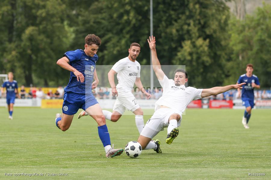 Fundamentum Sportpark, Karlburg, 31.07.2024, sport, action, Fussball, BFV, 3. Spieltag, Bayernliga Nord, WFV, TSV, Würzburger FV 04, TSV Karlburg - Bild-ID: 2422889