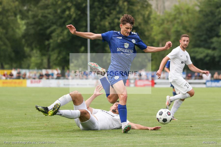 Fundamentum Sportpark, Karlburg, 31.07.2024, sport, action, Fussball, BFV, 3. Spieltag, Bayernliga Nord, WFV, TSV, Würzburger FV 04, TSV Karlburg - Bild-ID: 2422892