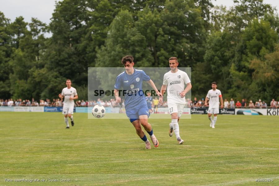 Fundamentum Sportpark, Karlburg, 31.07.2024, sport, action, Fussball, BFV, 3. Spieltag, Bayernliga Nord, WFV, TSV, Würzburger FV 04, TSV Karlburg - Bild-ID: 2422896