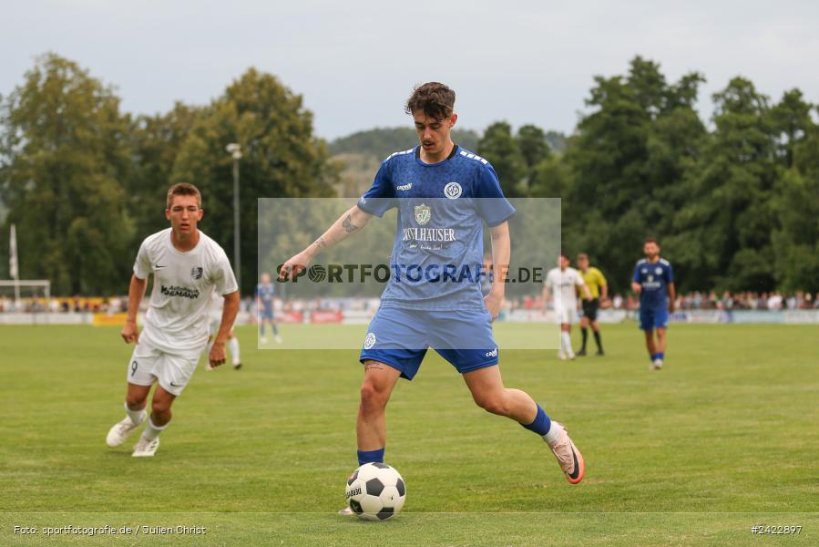 Fundamentum Sportpark, Karlburg, 31.07.2024, sport, action, Fussball, BFV, 3. Spieltag, Bayernliga Nord, WFV, TSV, Würzburger FV 04, TSV Karlburg - Bild-ID: 2422897