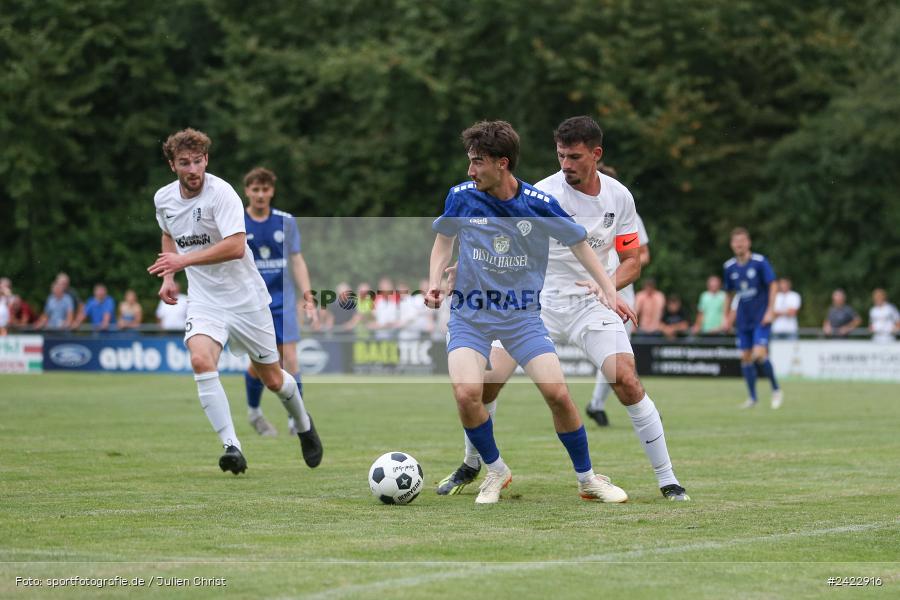 Fundamentum Sportpark, Karlburg, 31.07.2024, sport, action, Fussball, BFV, 3. Spieltag, Bayernliga Nord, WFV, TSV, Würzburger FV 04, TSV Karlburg - Bild-ID: 2422916