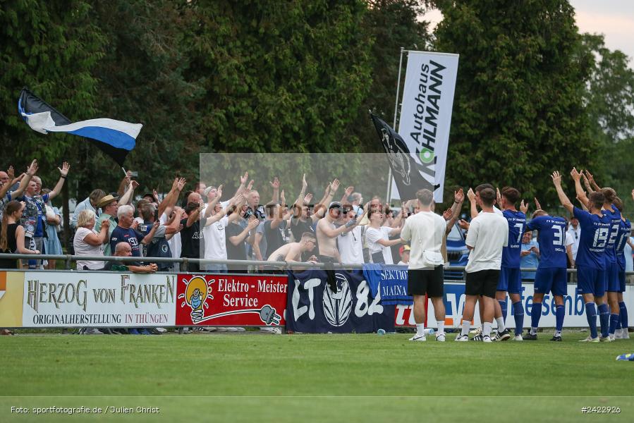 Fundamentum Sportpark, Karlburg, 31.07.2024, sport, action, Fussball, BFV, 3. Spieltag, Bayernliga Nord, WFV, TSV, Würzburger FV 04, TSV Karlburg - Bild-ID: 2422926