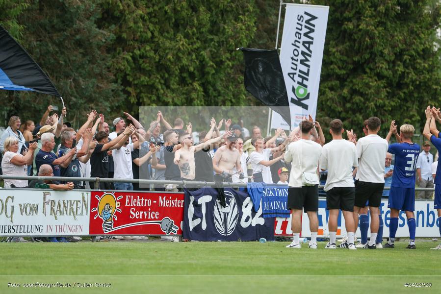 Fundamentum Sportpark, Karlburg, 31.07.2024, sport, action, Fussball, BFV, 3. Spieltag, Bayernliga Nord, WFV, TSV, Würzburger FV 04, TSV Karlburg - Bild-ID: 2422929