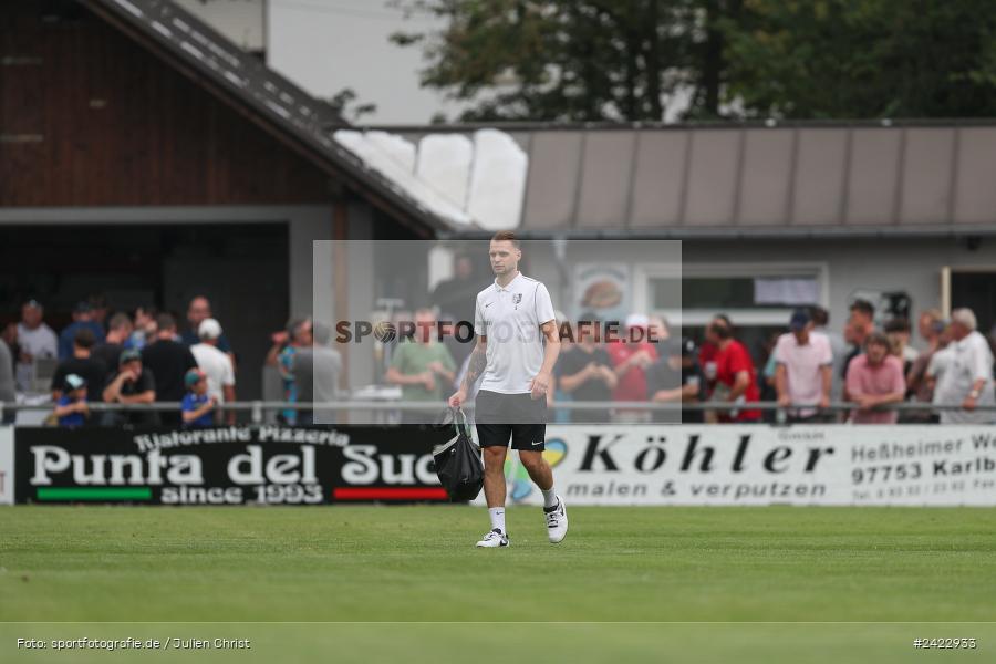 Fundamentum Sportpark, Karlburg, 31.07.2024, sport, action, Fussball, BFV, 3. Spieltag, Bayernliga Nord, WFV, TSV, Würzburger FV 04, TSV Karlburg - Bild-ID: 2422933