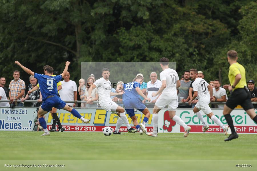 Fundamentum Sportpark, Karlburg, 31.07.2024, sport, action, Fussball, BFV, 3. Spieltag, Bayernliga Nord, WFV, TSV, Würzburger FV 04, TSV Karlburg - Bild-ID: 2422946