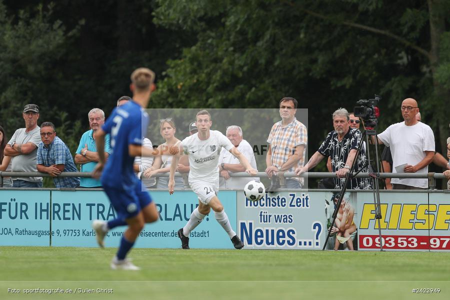 Fundamentum Sportpark, Karlburg, 31.07.2024, sport, action, Fussball, BFV, 3. Spieltag, Bayernliga Nord, WFV, TSV, Würzburger FV 04, TSV Karlburg - Bild-ID: 2422949