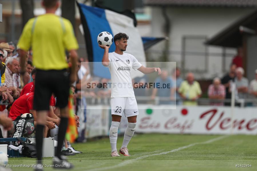 Fundamentum Sportpark, Karlburg, 31.07.2024, sport, action, Fussball, BFV, 3. Spieltag, Bayernliga Nord, WFV, TSV, Würzburger FV 04, TSV Karlburg - Bild-ID: 2422954