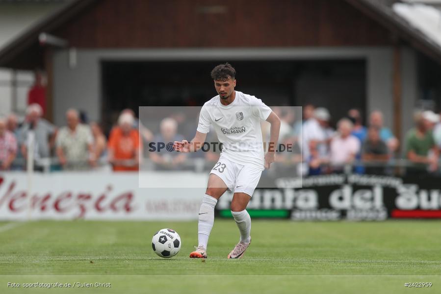 Fundamentum Sportpark, Karlburg, 31.07.2024, sport, action, Fussball, BFV, 3. Spieltag, Bayernliga Nord, WFV, TSV, Würzburger FV 04, TSV Karlburg - Bild-ID: 2422959