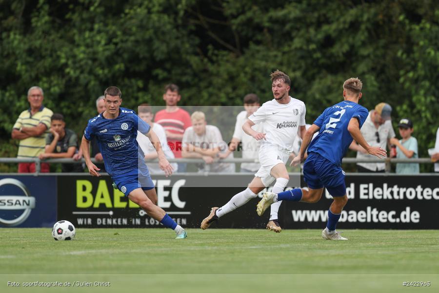 Fundamentum Sportpark, Karlburg, 31.07.2024, sport, action, Fussball, BFV, 3. Spieltag, Bayernliga Nord, WFV, TSV, Würzburger FV 04, TSV Karlburg - Bild-ID: 2422963