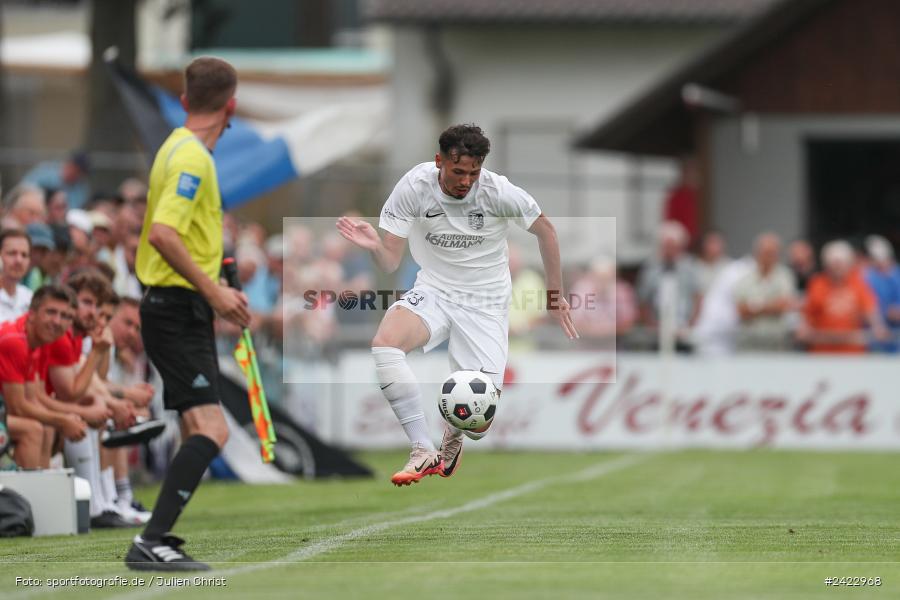 Fundamentum Sportpark, Karlburg, 31.07.2024, sport, action, Fussball, BFV, 3. Spieltag, Bayernliga Nord, WFV, TSV, Würzburger FV 04, TSV Karlburg - Bild-ID: 2422968