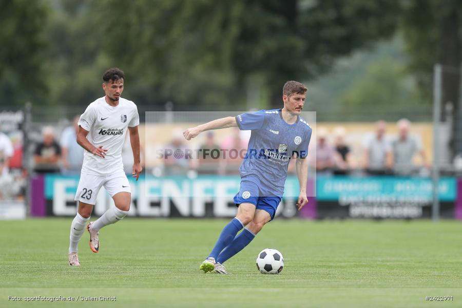 Fundamentum Sportpark, Karlburg, 31.07.2024, sport, action, Fussball, BFV, 3. Spieltag, Bayernliga Nord, WFV, TSV, Würzburger FV 04, TSV Karlburg - Bild-ID: 2422971