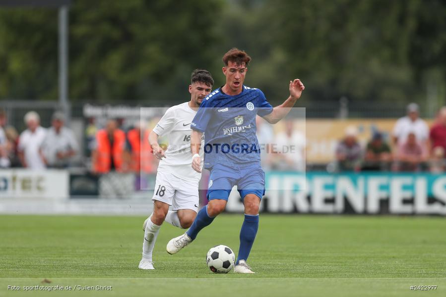 Fundamentum Sportpark, Karlburg, 31.07.2024, sport, action, Fussball, BFV, 3. Spieltag, Bayernliga Nord, WFV, TSV, Würzburger FV 04, TSV Karlburg - Bild-ID: 2422977