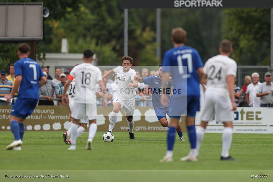 Fundamentum Sportpark, Karlburg, 31.07.2024, sport, action, Fussball, BFV, 3. Spieltag, Bayernliga Nord, WFV, TSV, Würzburger FV 04, TSV Karlburg - Bild-ID: 2422979