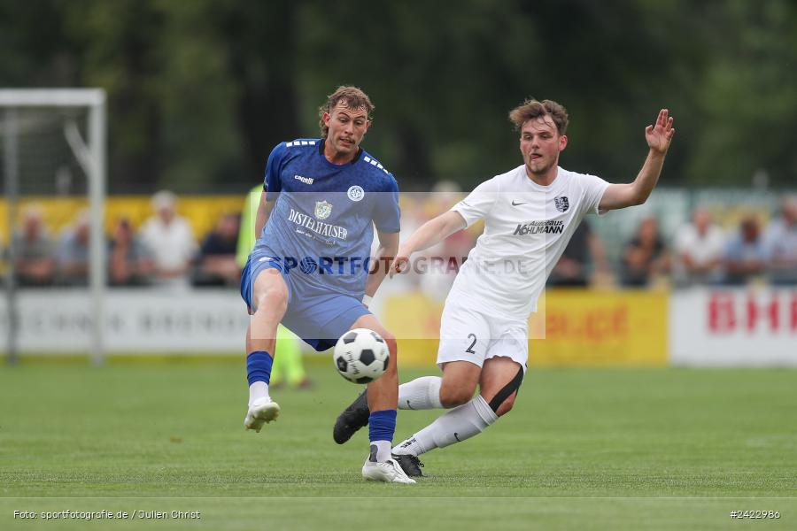 Fundamentum Sportpark, Karlburg, 31.07.2024, sport, action, Fussball, BFV, 3. Spieltag, Bayernliga Nord, WFV, TSV, Würzburger FV 04, TSV Karlburg - Bild-ID: 2422986