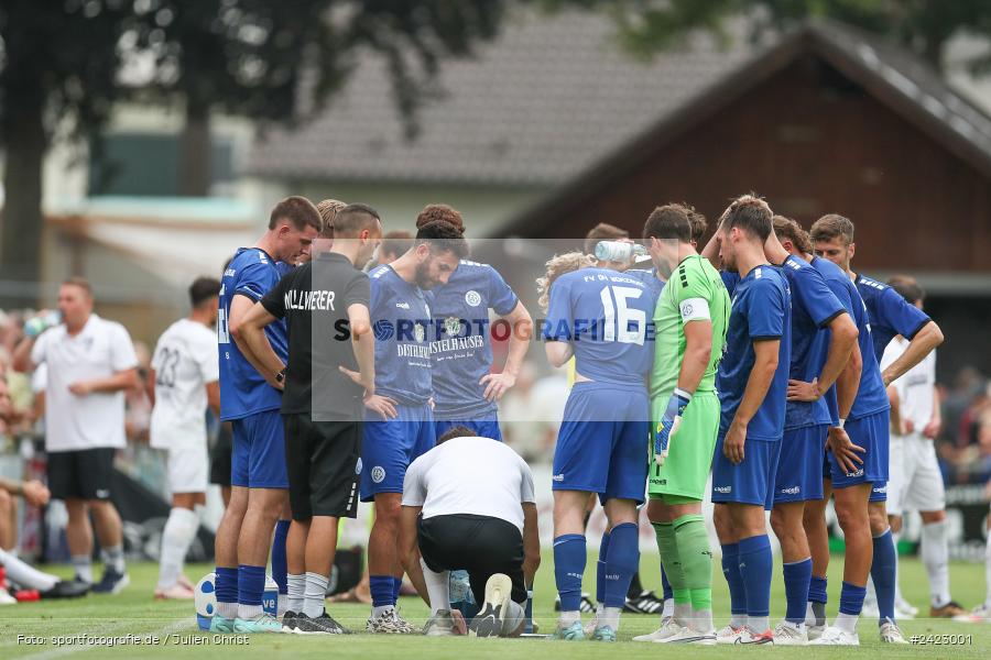 Fundamentum Sportpark, Karlburg, 31.07.2024, sport, action, Fussball, BFV, 3. Spieltag, Bayernliga Nord, WFV, TSV, Würzburger FV 04, TSV Karlburg - Bild-ID: 2423001