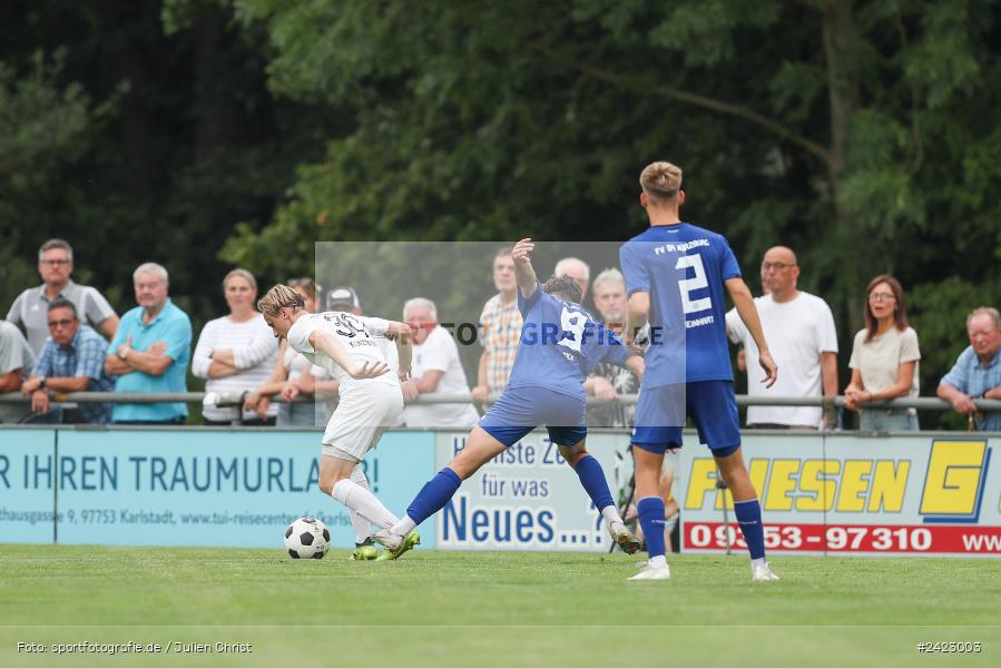 Fundamentum Sportpark, Karlburg, 31.07.2024, sport, action, Fussball, BFV, 3. Spieltag, Bayernliga Nord, WFV, TSV, Würzburger FV 04, TSV Karlburg - Bild-ID: 2423003