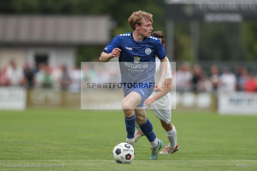 Fundamentum Sportpark, Karlburg, 31.07.2024, sport, action, Fussball, BFV, 3. Spieltag, Bayernliga Nord, WFV, TSV, Würzburger FV 04, TSV Karlburg - Bild-ID: 2423011