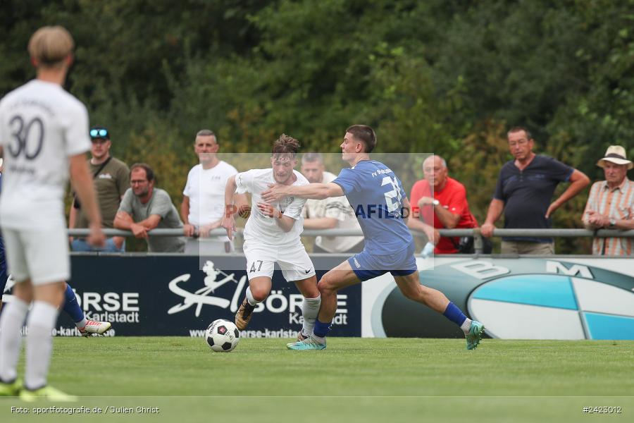Fundamentum Sportpark, Karlburg, 31.07.2024, sport, action, Fussball, BFV, 3. Spieltag, Bayernliga Nord, WFV, TSV, Würzburger FV 04, TSV Karlburg - Bild-ID: 2423012