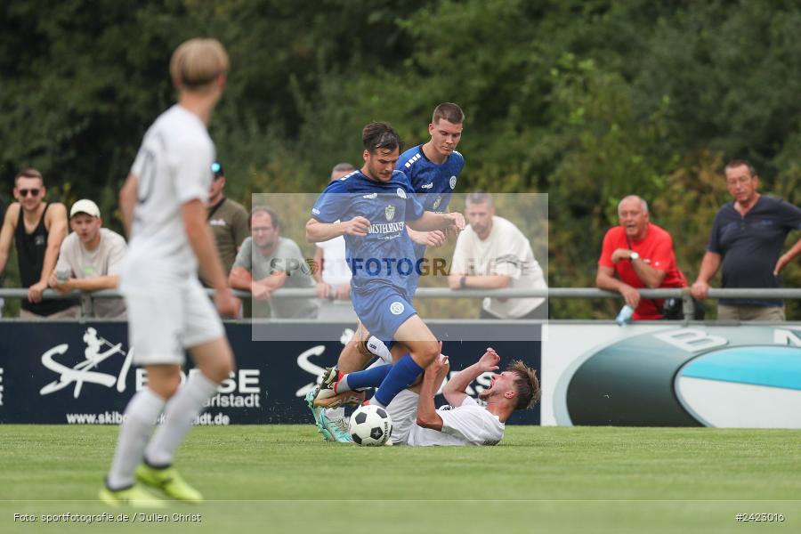 Fundamentum Sportpark, Karlburg, 31.07.2024, sport, action, Fussball, BFV, 3. Spieltag, Bayernliga Nord, WFV, TSV, Würzburger FV 04, TSV Karlburg - Bild-ID: 2423016