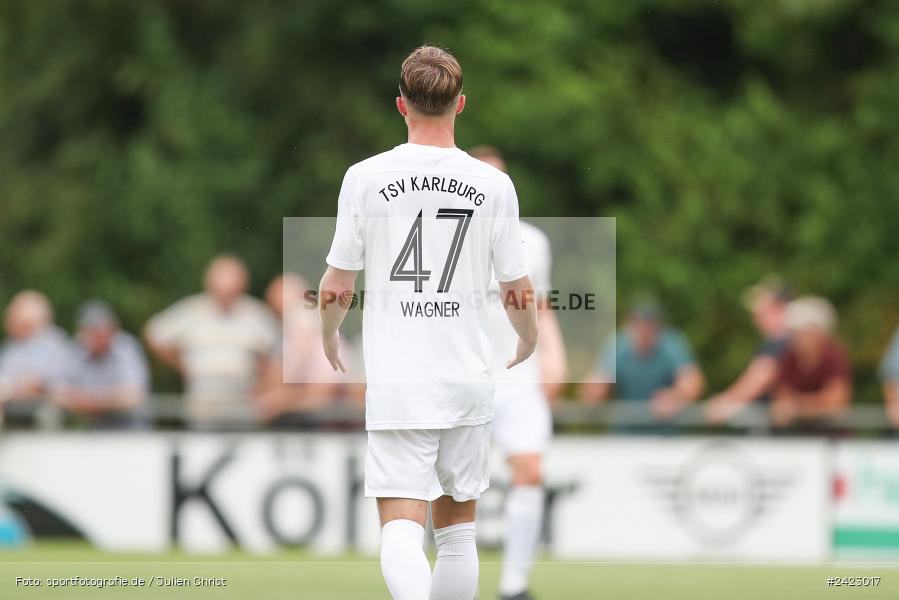 Fundamentum Sportpark, Karlburg, 31.07.2024, sport, action, Fussball, BFV, 3. Spieltag, Bayernliga Nord, WFV, TSV, Würzburger FV 04, TSV Karlburg - Bild-ID: 2423017