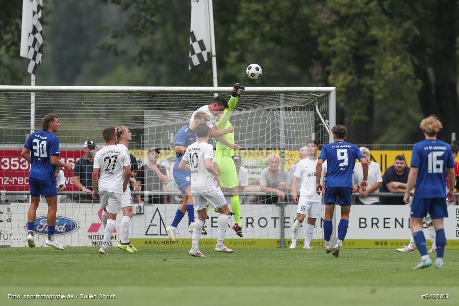 Fundamentum Sportpark, Karlburg, 31.07.2024, sport, action, Fussball, BFV, 3. Spieltag, Bayernliga Nord, WFV, TSV, Würzburger FV 04, TSV Karlburg - Bild-ID: 2423019