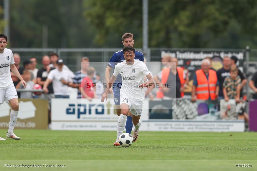 Fundamentum Sportpark, Karlburg, 31.07.2024, sport, action, Fussball, BFV, 3. Spieltag, Bayernliga Nord, WFV, TSV, Würzburger FV 04, TSV Karlburg - Bild-ID: 2423024