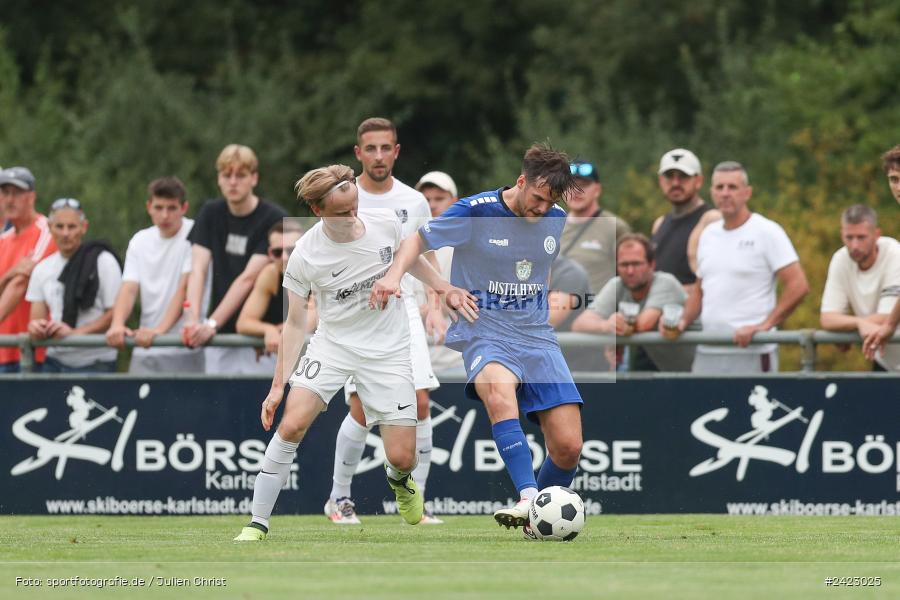 Fundamentum Sportpark, Karlburg, 31.07.2024, sport, action, Fussball, BFV, 3. Spieltag, Bayernliga Nord, WFV, TSV, Würzburger FV 04, TSV Karlburg - Bild-ID: 2423025