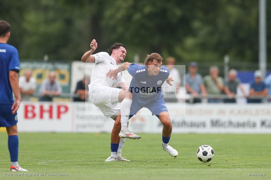 Fundamentum Sportpark, Karlburg, 31.07.2024, sport, action, Fussball, BFV, 3. Spieltag, Bayernliga Nord, WFV, TSV, Würzburger FV 04, TSV Karlburg - Bild-ID: 2423028