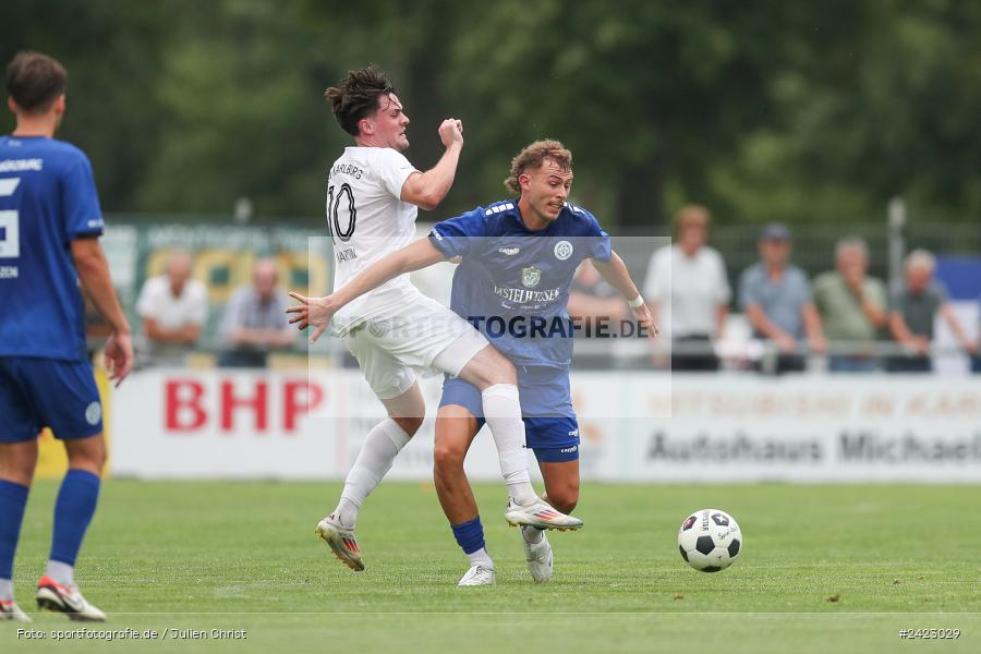 Fundamentum Sportpark, Karlburg, 31.07.2024, sport, action, Fussball, BFV, 3. Spieltag, Bayernliga Nord, WFV, TSV, Würzburger FV 04, TSV Karlburg - Bild-ID: 2423029