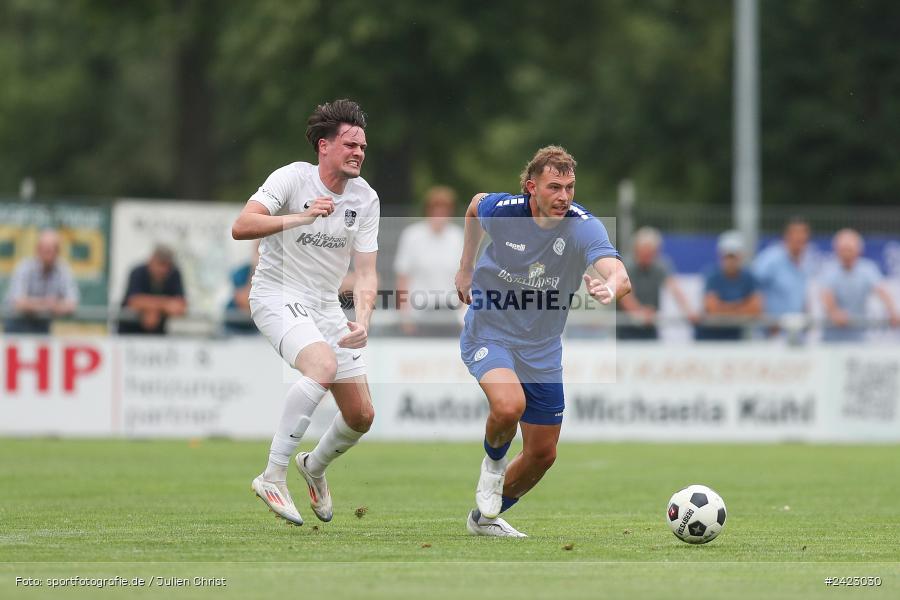 Fundamentum Sportpark, Karlburg, 31.07.2024, sport, action, Fussball, BFV, 3. Spieltag, Bayernliga Nord, WFV, TSV, Würzburger FV 04, TSV Karlburg - Bild-ID: 2423030
